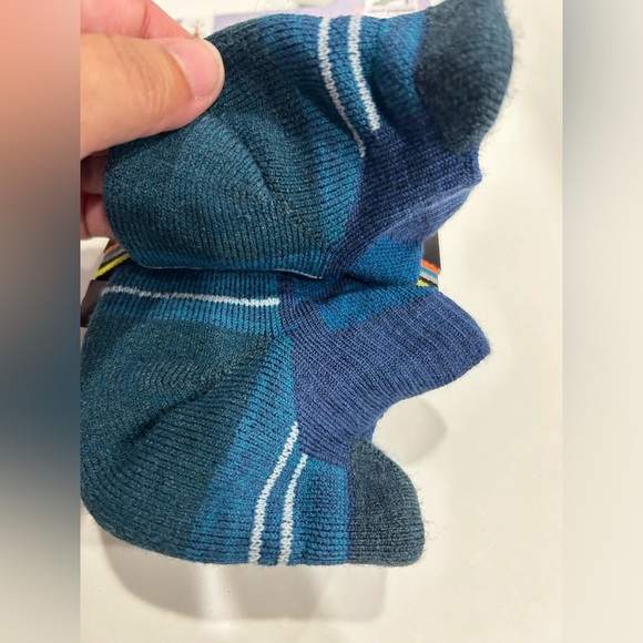 Smartwool Women's Medium Hike Low Ankle Socks Light Cushion Twilight Blue NWT - Picture 2 of 7